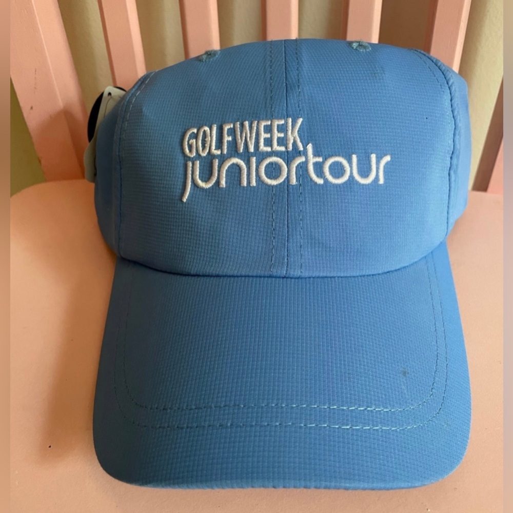 NWT Golf Week Junior Tour  Hat Cap Strap Back Mens Adjustable